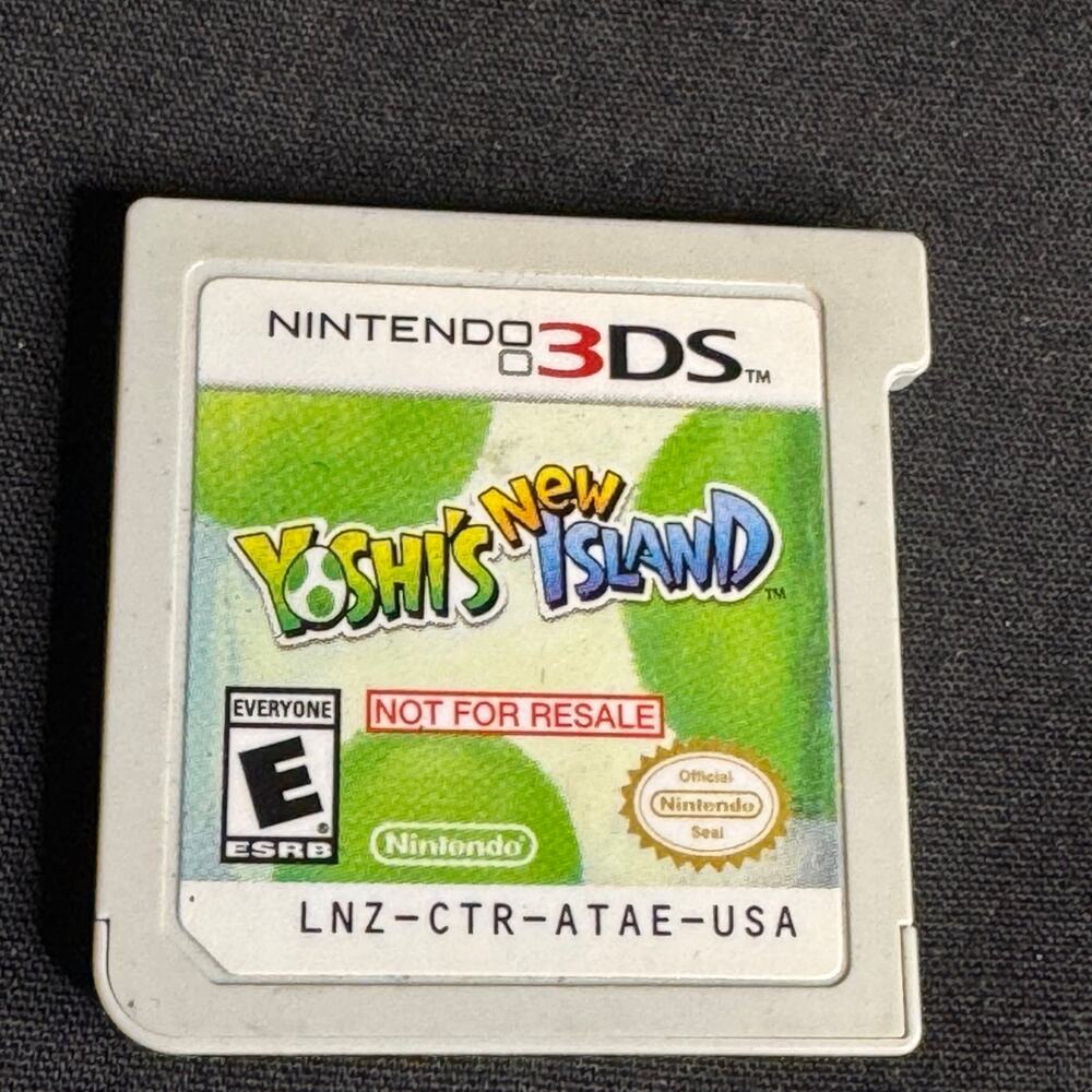 Yoshi’s new island not for resale Nintendo 3ds